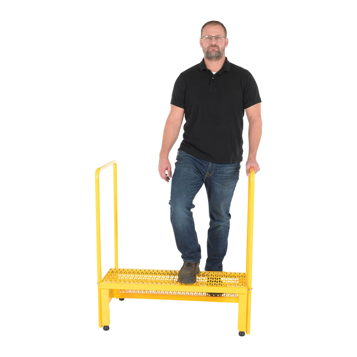 Vestil Steel Adjustable Step Mate Stand 2 Step ASP-36-HR-Vestil-Access Division