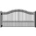 Amazing Gates Single Swing Driveway Gate - Concord - (14') Gap Width x (6'6'') High PCC14SS-Amazing Gates of America-Access Division