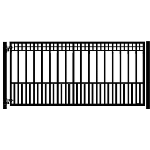 Amazing Gates Single Swing Driveway Gate - Athena - (14') Gap Width x (5'2'') High PAT14SS-Amazing Gates of America-Access Division