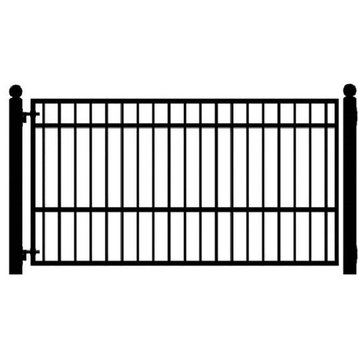 Amazing Gates Single Swing Driveway Gate - Telluride - (14') Gap Width x (5'2") High PTR14SS-Amazing Gates of America-Access Division