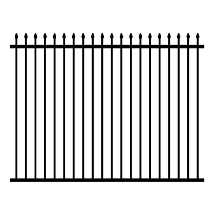 Amazing Gates Fence - Arrow Welded (94") Wide x (72") High with pressed points DH-FN-ARO-WLD-6-Amazing Gates of America-Access Division