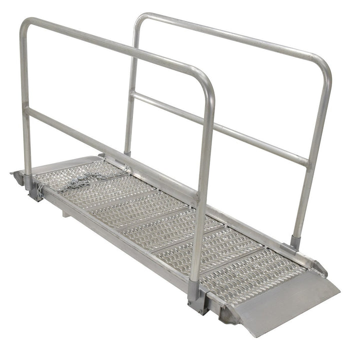 Vestil Aluminum Grip-Strut Walk Ramps AWR-G-28-14A-HR-Vestil-Access Division