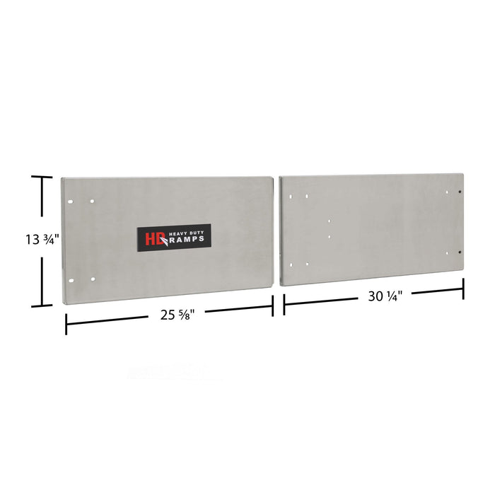 HD Ramps Aluminum Polished Doors 18” x 24” x 60” DOOR-182460-P