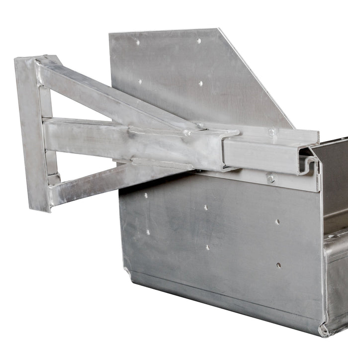 HD Ramps Aluminum Dunnage Rack for Flatbed Trailers 102"L x 24"W x 24"H, 1,000 lb capacity DR-102-24-24