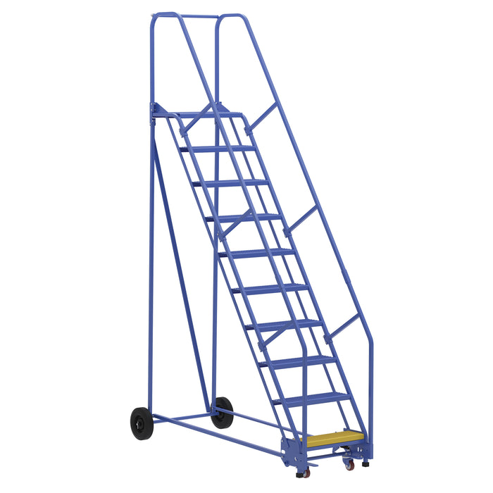 Vestil Rolling Warehouse Ladder 10 Step LAD-10-Vestil-Access Division