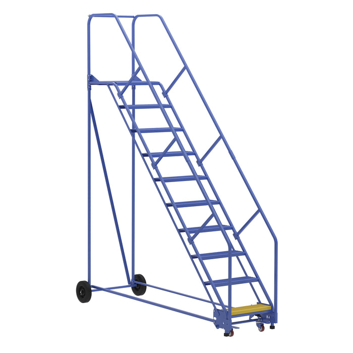 Vestil Rolling Warehouse Ladder 10 Step LAD-10-Vestil-Access Division