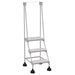 Vestil Rolling Warehouse Ladder 3 Step LAD-3-Vestil-Access Division