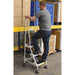 Vestil Rolling Warehouse Ladder 3 Step LAD-3-Vestil-Access Division