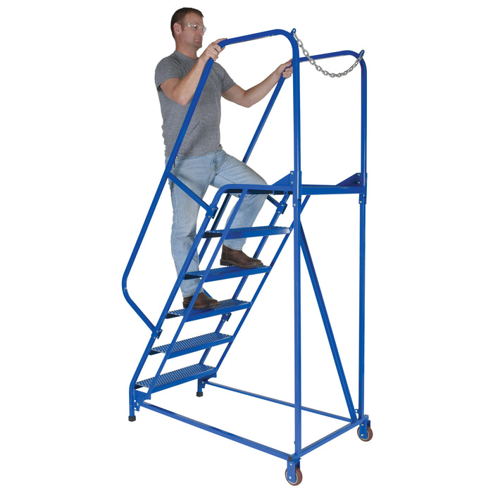 Vestil Steel Maintenance Ladder 6 Steps LAD-MM-6-Vestil-Access Division