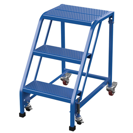 Vestil Steel Standard Slope Ladder 3 Steps LAD-PW-18-3-P-NHR-Vestil-Access Division