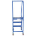 Vestil Steel Standard Slope Ladder 3 Steps LAD-PW-18-3-P-Vestil-Access Division