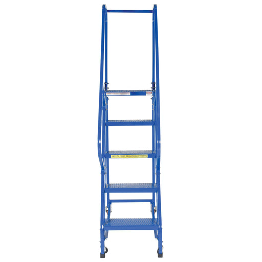 Vestil Steel Standard Slope Ladder 5 Steps LAD-PW-18-5-P-Vestil-Access Division