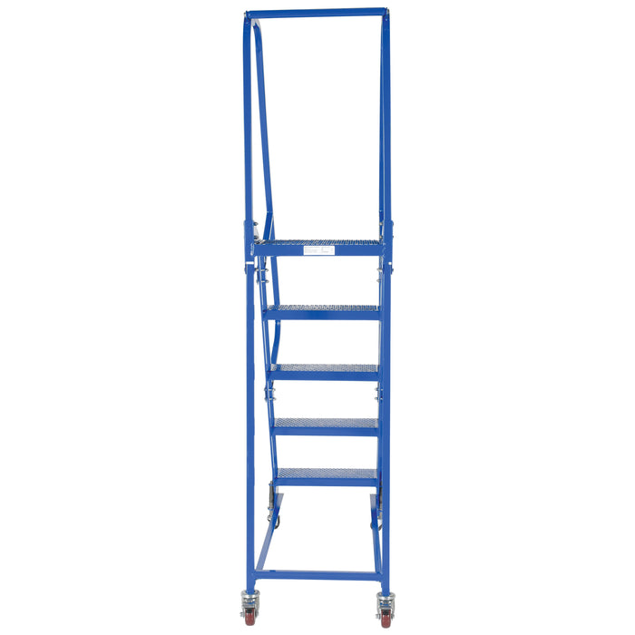 Vestil Steel Standard Slope Ladder 5 Steps LAD-PW-18-5-P-Vestil-Access Division