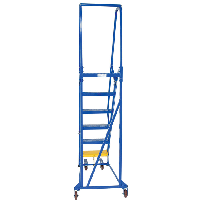 Vestil Steel Standard Slope Ladder 6 Steps LAD-PW-18-6-P-Vestil-Access Division