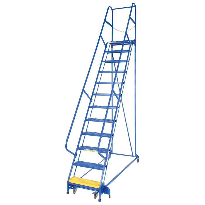 Vestil Steel Standard Slope Ladder 12 Steps LAD-PW-26-12-P-Vestil-Access Division