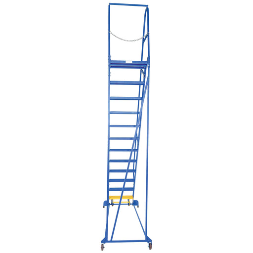 Vestil Steel Standard Slope Ladder 12 Steps LAD-PW-26-12-P-Vestil-Access Division