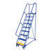 Vestil Steel Standard Slope Ladder 9 Steps LAD-PW-26-9-P-Vestil-Access Division