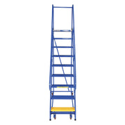 Vestil Steel Standard Slope Ladder 9 Steps LAD-PW-26-9-P-Vestil-Access Division