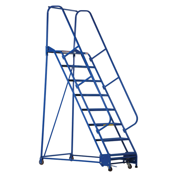 Vestil Steel Standard Slope Ladder 8 Steps LAD-PW-32-8-P-Vestil-Access Division