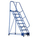 Vestil Steel Standard Slope Ladder 8 Steps LAD-PW-32-8-P-Vestil-Access Division