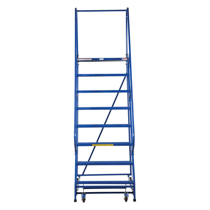 Vestil Steel Standard Slope Ladder 8 Steps LAD-PW-32-8-P-Vestil-Access Division