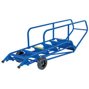 Vestil Steel Roll-A-Fold Ladder 6 Steps LAD-RAF-6-P-Vestil-Access Division