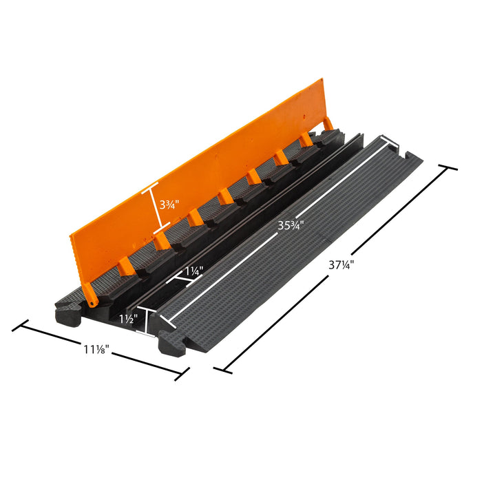 Elasco LiteGuard Dual channel, 1 1/4", GLOW LG2125-GLOW