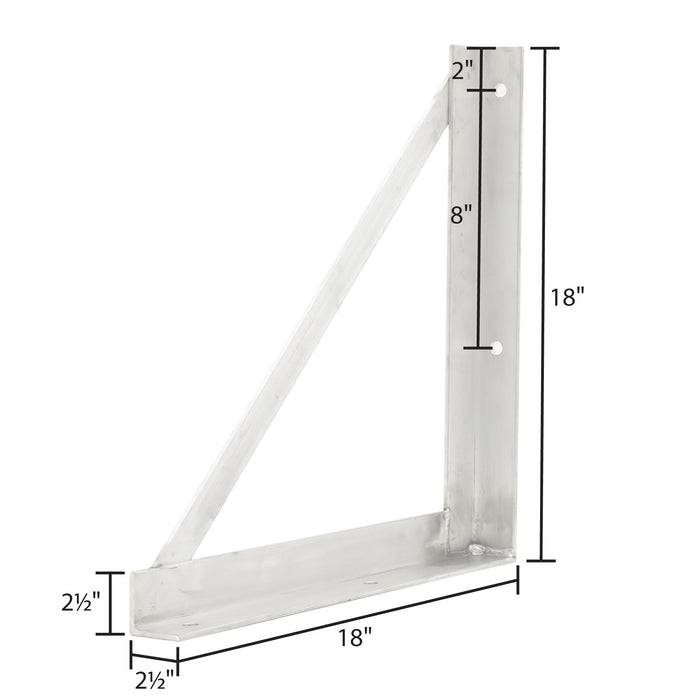 HD Ramps 18x18" L Shape Brackets (LH and RH set) TBB-18-18