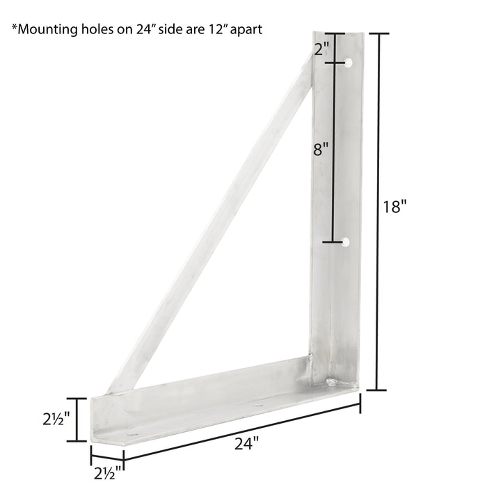 HD Ramps 18x24" L Shape Brackets (LH and RH set) TBB-18-24-LR