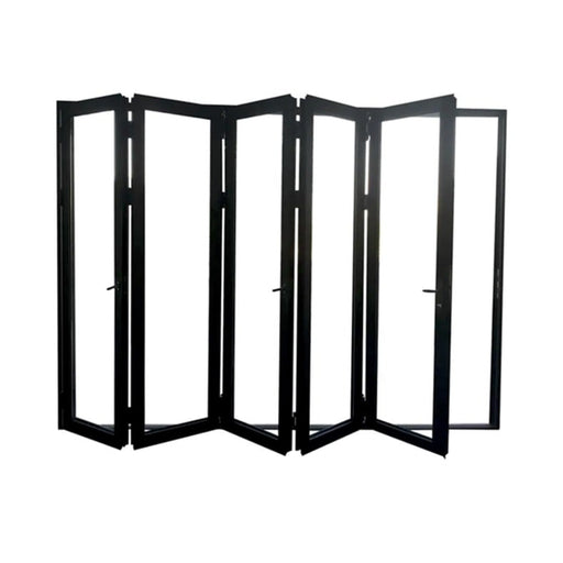 Teza Aluminum Bifold 5 panel Patio Door 90 Series - 12' wide x 80" high - 5 door panels-Teza Doors-Access Division