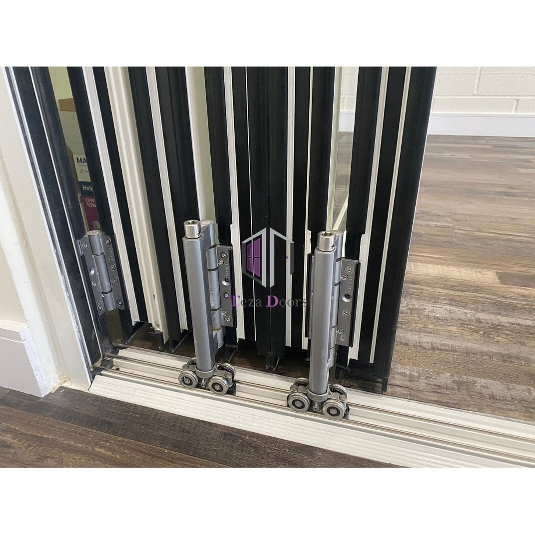 Teza Aluminum Bifold 5 Panel Patio Door 90 Series - 12' Wide X 80" Hig ...