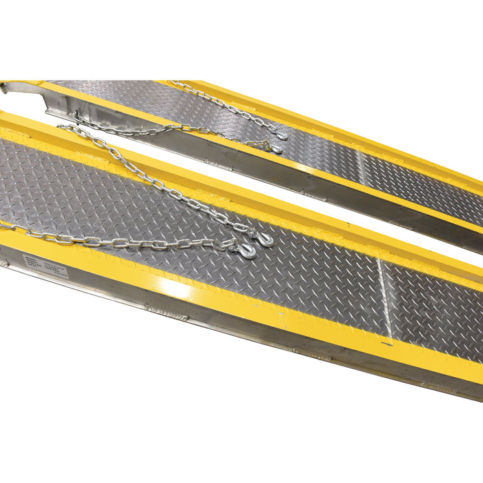 Vestil Portable Aluminum Twin Vehicle Ramps Working Height 25-1/2"-36-1/2" VTR-5.5-14-16-Vestil-Access Division