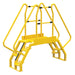 Vestil Steel Alternating Step Cross-Over Ladder 8 Steps COLA-2-56-32-Vestil-Access Division