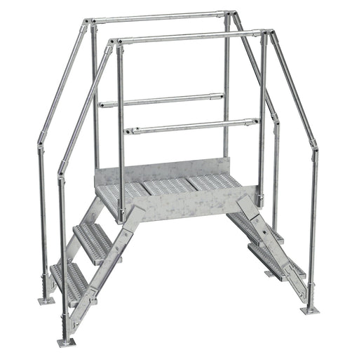 Vestil Aluminum Crossover Ladder 3 Steps COL-AL-3-26-23-Vestil-Access Division