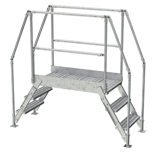 Vestil Aluminum Crossover Ladder 3 Steps COL-AL-3-26-33-Vestil-Access Division