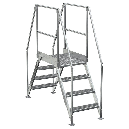 Vestil Aluminum Crossover Ladder 4 Steps COL-AL-4-36-23-Vestil-Access Division