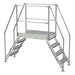 Vestil Aluminum Crossover Ladder 4 Steps COL-AL-4-36-33-Vestil-Access Division