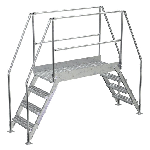 Vestil Aluminum Crossover Ladder 4 Steps COL-AL-4-36-44-Vestil-Access Division