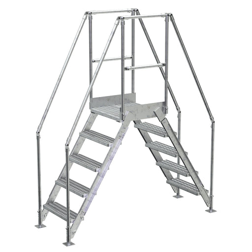Vestil Aluminum Crossover Ladder 5 Steps COL-AL-5-46-14-Vestil-Access Division
