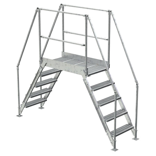 Vestil Aluminum Crossover Ladder 5 Steps COL-AL-5-46-33-Vestil-Access Division