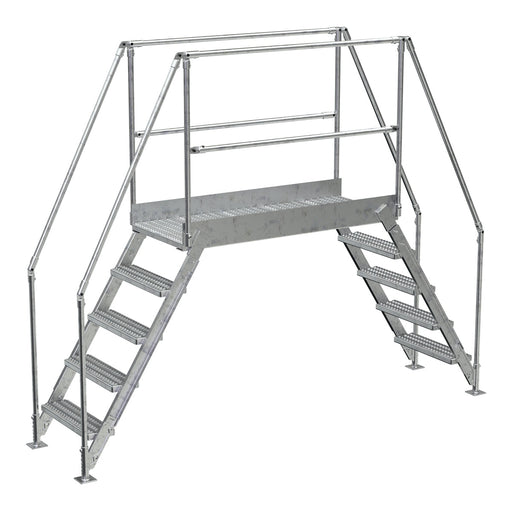 Vestil Aluminum Crossover Ladder 5 Steps COL-AL-5-46-44-Vestil-Access Division