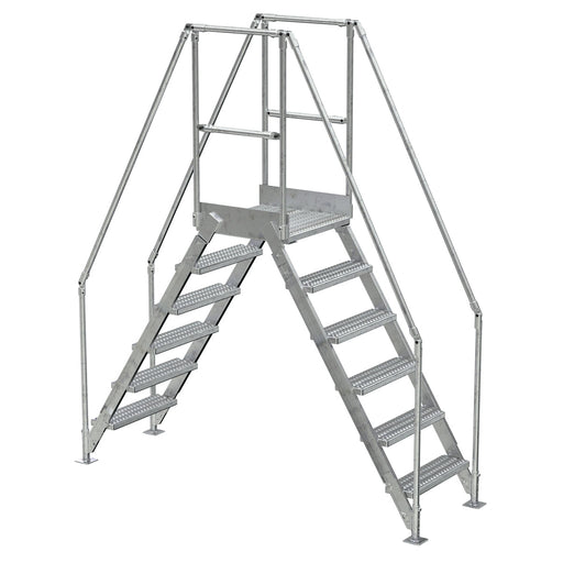 Vestil Aluminum Crossover Ladder 6 Steps COL-AL-6-56-14-Vestil-Access Division