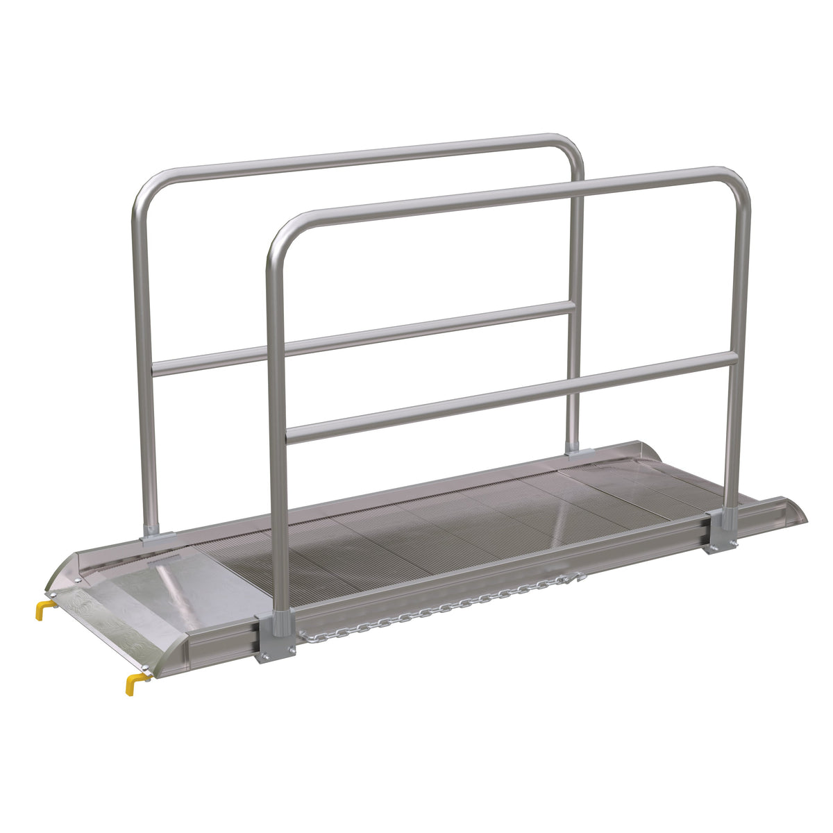 V Ramp Walk Vestil Aluminum Wheel Walk Ramps AWR-28-7B-HR — AccessDivision