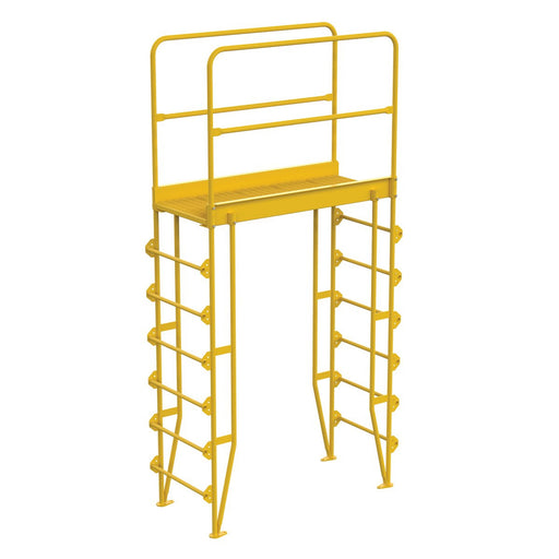 Vestil Cross-Over Vertical Ladders 7 Steps COLV-7-82-44-Vestil-Access Division