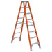 Vestil Fiberglass Twin Front Ladder 8 Steps FBTFL-8-Vestil-Access Division