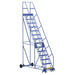 Vestil Rolling Warehouse Ladder 14 Step LAD-14-Vestil-Access Division