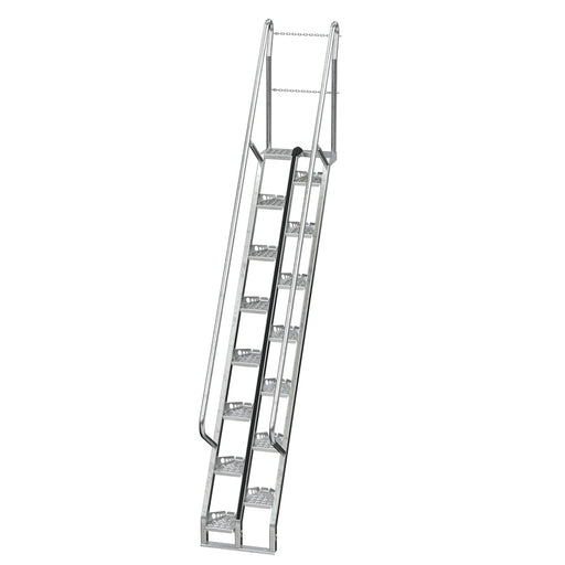 Vestil Galvanized Alternate Tread Stair 15 Steps ATS-9-56-HDG-Vestil-Access Division