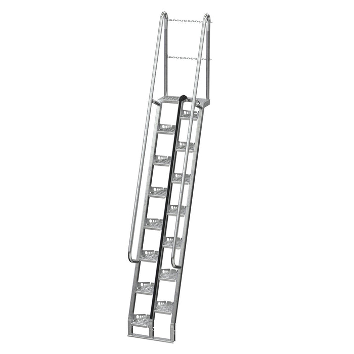 Vestil Galvanized Alternate Tread Stair 15 Steps ATS-9-68-HDG-Vestil-Access Division