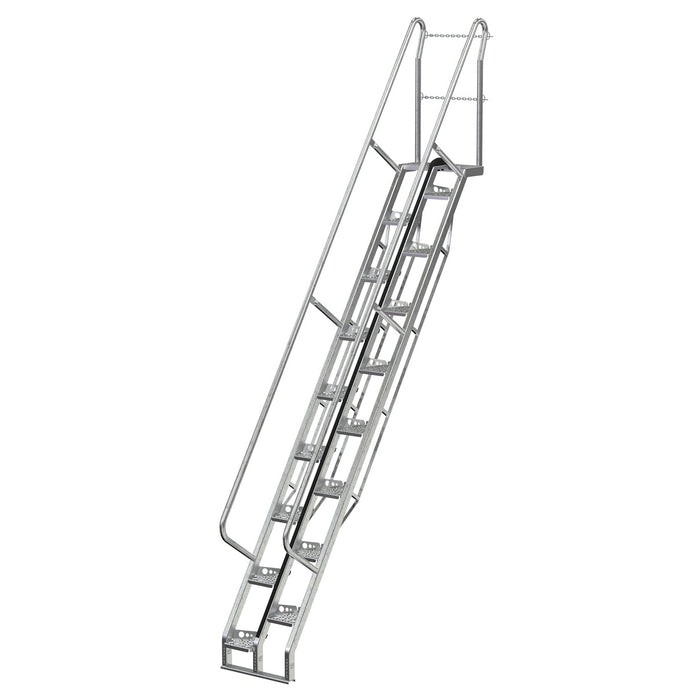 Vestil Galvanized Alternate Tread Stair 17 Steps ATS-11-56-HDG-Vestil-Access Division