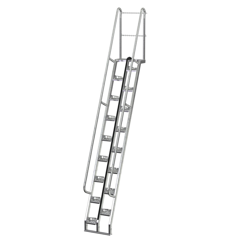 Vestil Galvanized Alternate Tread Stair 17 Steps ATS-11-68-HDG-Vestil-Access Division